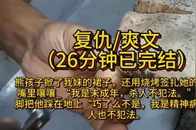 熊孩子掀了我妹的裙子，还用烧烤签扎她的腿视频封面