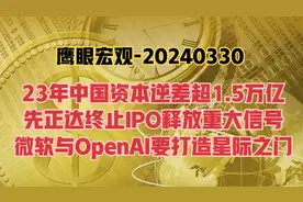 去年资本外流严重，A股当自强刻不容缓，先正达终止IPO就是信号！视频封面