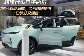 这5台新能源车，10万内随便选！口碑好又便宜，短途代步几乎必选视频封面