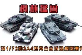 枫林猛兽！铁流1/72豹2A4主战坦克合金成品模型开箱测评视频封面