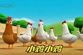 宝宝律动dj舞曲《小鸡小鸡》咯咯哒#儿歌100首#儿童动画#儿歌动画视频封面