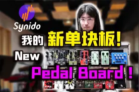 我的新单块板！FX链路展示，Synido森林岛PD内置供电效果器板