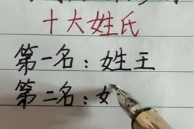 我国人口最多的十大姓氏视频封面