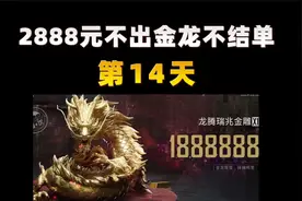 挑战2888元三保一出大金龙，不出不结单第14天！新赛季得吃了视频封面