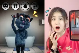 作死大挑战！午夜12点喂汤姆猫吃一百只蟑螂，它就会变成坨便便？