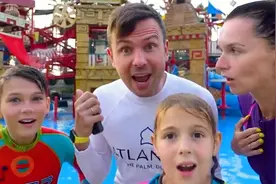 在水上乐园挑战24小时玩100个水上娱乐项目，他们能挑战成功吗