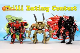 变形玩具 -咦，辣椒比赛，谁能获胜呢？居然有人辣晕了__视频封面