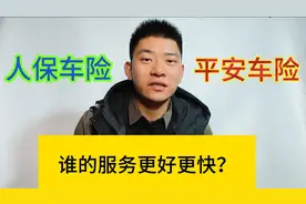 两大车险公司，人保和平安，谁的服务更好，理赔速度更快？