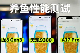 小米vivo苹果养鱼性能测试，顶级芯片比拼。