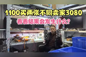 花1100闲鱼买两个不同卖家3080结果却让我大开眼界视频封面