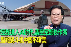 全球空战进入AI时代，美空军部长作秀，无人智能战斗机中国不输美视频封面