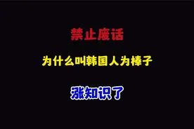 禁止废话：为什么叫韩国人为棒子？涨知识了