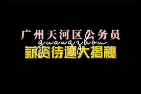 广州天河区公务员工资曝光视频封面