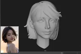 为了逗女神同事开心，建模师在三维软件里还原出女神的容颜视频封面
