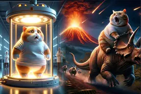 这只胖猫怎么会和恐龙在一起的？他们发生了什么？视频封面