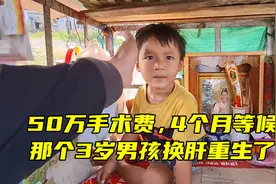 50万手术费，4个月等候，那个被父母抛弃的3岁男孩换肝重生了视频封面