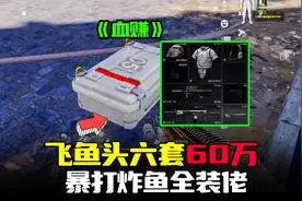 暗区突围：噶6套飞鱼头满编队，F2000满改枪装不下血赚60万