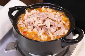 一定要给老公做这一顿猪肉煲，肉片嫩滑爽口，汤汁拌饭都能吃三碗视频封面