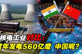 中印核电工业对比：印度核电年发电量560亿度，中国有多少？视频封面