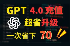 【100%成功充值GPT4.0&超省钱】省钱大法！1分钟搞定GPT4.0充值！