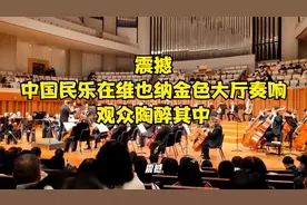 震撼！中国民乐在维也纳金色大厅奏响，观众陶醉其中！视频封面