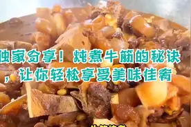 独家分享！炖煮牛筋的秘诀，让你轻松享受美味佳肴视频封面