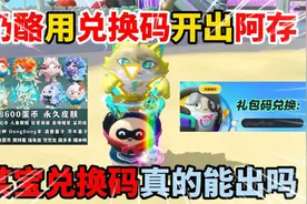 蛋仔派对：奶酪用兑换码开出闪电阿存，某宝的兑换码真的能出吗视频封面