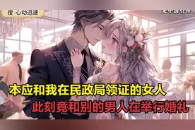 领证当天本应和我在民政局的女人，此刻竟和别的男人在举行婚礼