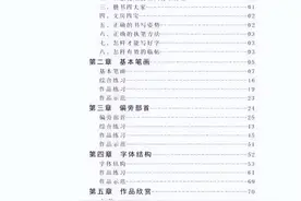 毛笔字楷书入门字帖教程图片
