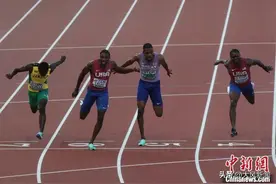 世锦赛男子百米新王诞生 美国名将莱尔斯9秒83夺冠图片