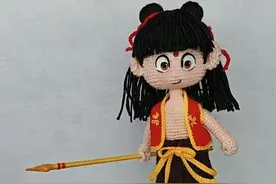 厉害了！苏州奶奶织出Q版哪吒、敖丙、石矶娘娘图片