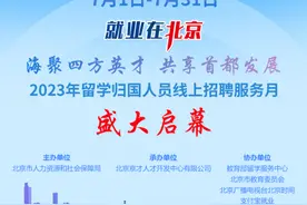 就业在北京：2023年留学归国人员线上招聘服务月盛大启幕图片