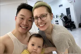 白俄罗斯美女远嫁广东，结婚8年生一子，羡慕儿子是中国国籍图片