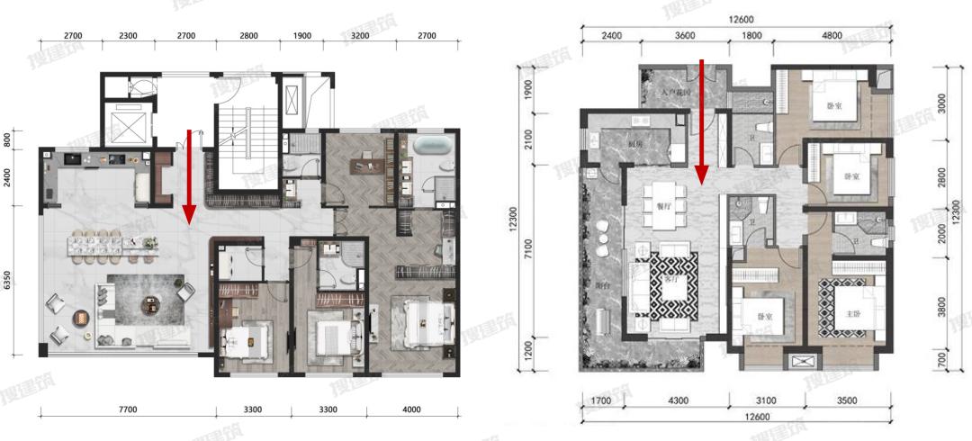 课题研究:200㎡内户型,适合做边厅吗?插图5 课题研究:200㎡内户型,适合做边厅吗?