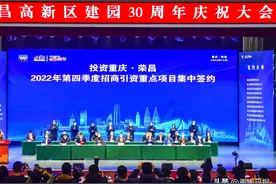 荣昌：集中签约开工投产72个项目 投资总额422.9亿元图片