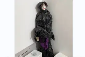 大连一小区里楼道有“女鬼”？太吓人了图片