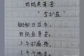小学生作文《我的小姨》，老师看后笑出鹅叫，小姨直呼这个不能说图片