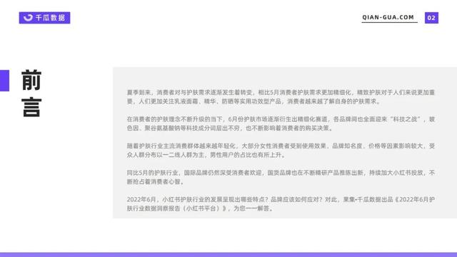 2022年6月护肤行业数据洞察报告（小红书）