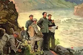 大渡河拦住红军去路，毛主席深夜密访一位老秀才，这才顺利过河图片