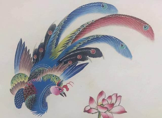 中国画欣赏:百鸟之王凤凰图(图片来自网上)(凤凰怎么画的图片) - 冷求