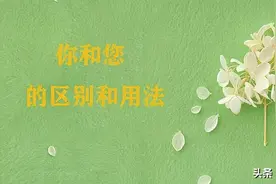 海韵教育丨从小学开始学“你”和“您”，你都知道怎么区别吗？图片