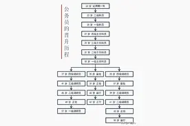 一张图看懂公务员晋升之路图片