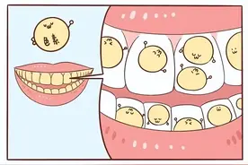 为什么牙齿上有黑点？图片