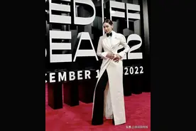 泰国知名女星Bella出席2022红海国际电影节，霸气十足图片