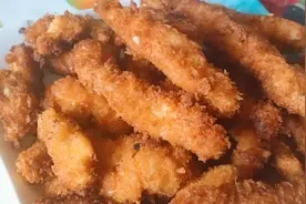 炸鸡柳正确腌制和做法，外酥里嫩，金黄焦酥，比肯德基还好吃图片