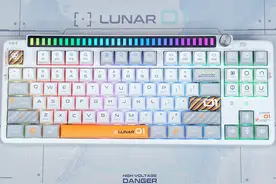 KeysMe Lunar 01三模无线机械键盘评测：炫酷潮玩图片