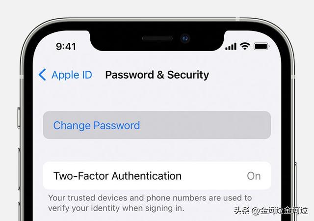 如何更改你的Apple ID密码
