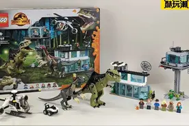 乐高侏罗纪世界76949南方巨兽龙和镰刀龙攻击评测图片