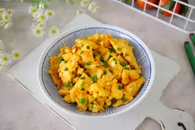 春天减脂多吃春笋，和鸡蛋一起炒，营养低脂，鲜美又好吃图片