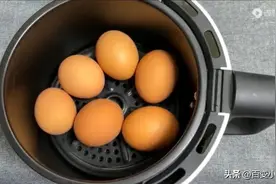 空气炸锅烤鸡蛋神仙做法，比水煮蛋做法简单好吃，强烈建议试一试图片